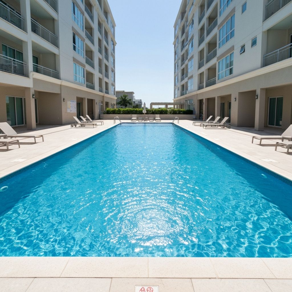 Luxury swimming pool